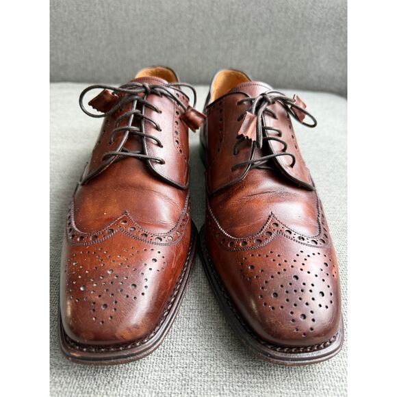 Calzoleria Harris for Barneys Leather Oxford Shoes US 9 Brown main image 12